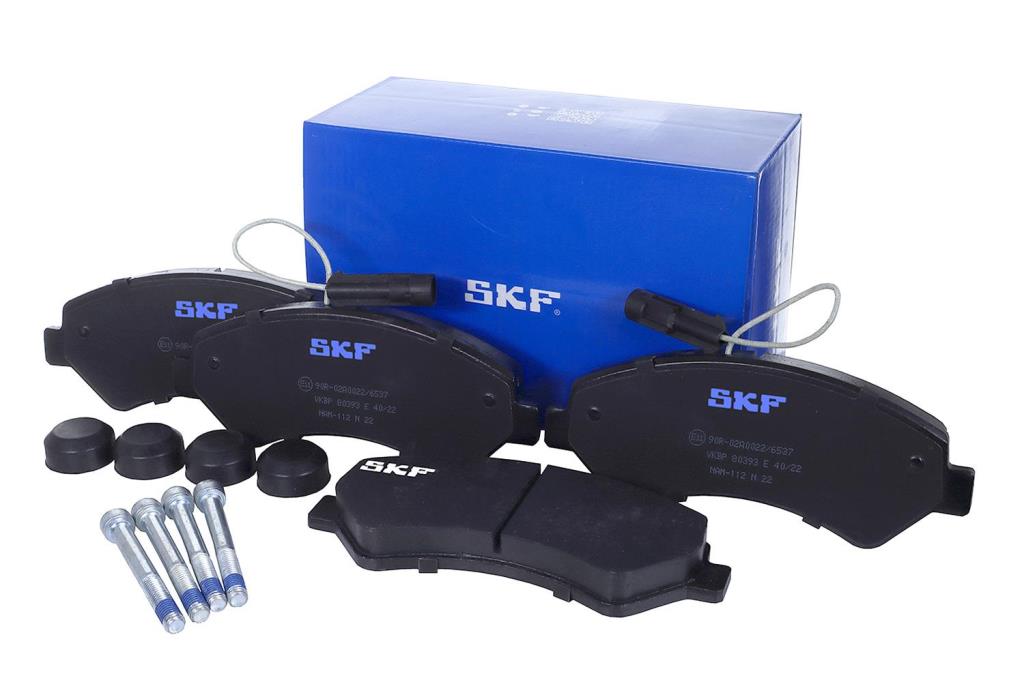 Jeu de 4 plaquettes de frein SKF ref. VKBP 80393 E